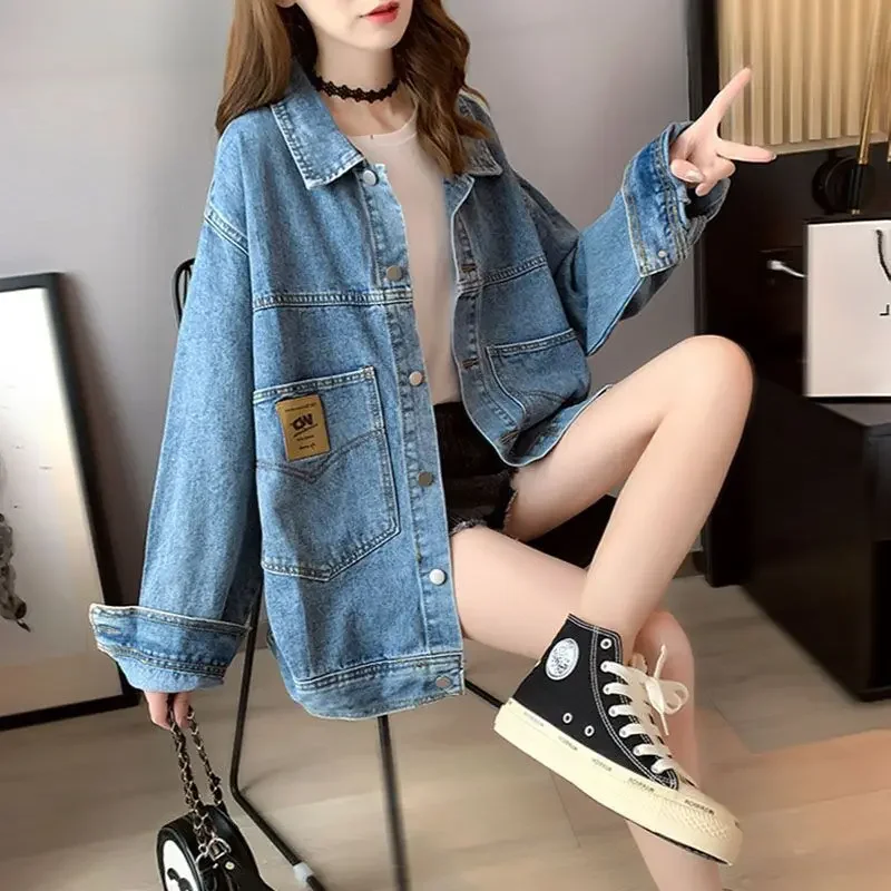 Ковбойское пальто женская корейская популярная одежда весенне-осенняя