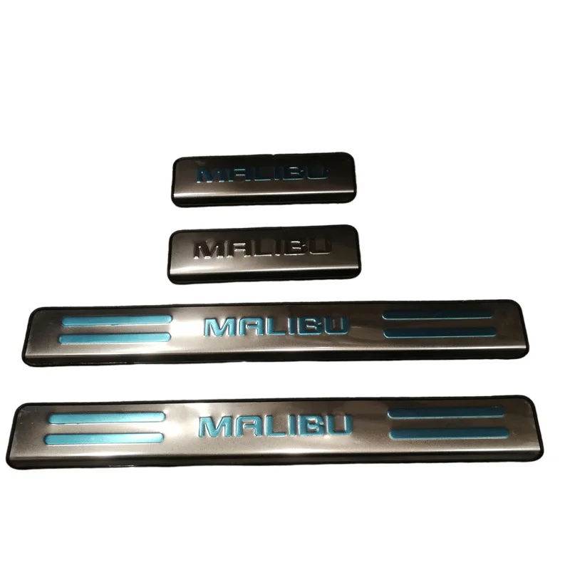 

For Chevrolet MALIBU 2012-2019 stainless steel car threshold guard plate Welcome pedal Anti-scratch protection car accessories