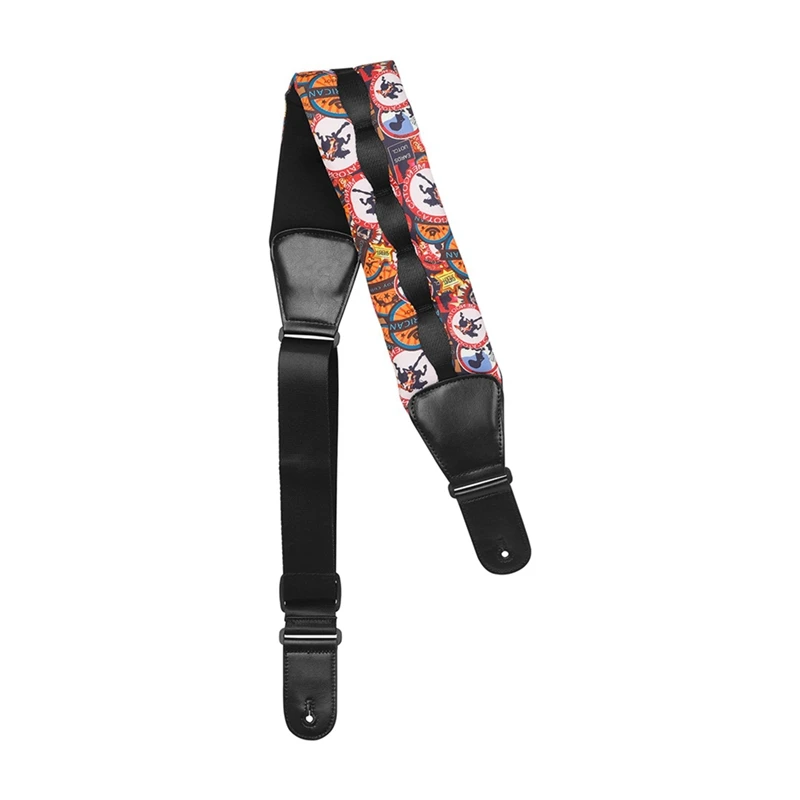 

Guitar Strap Guitar Belts Adjustable Colorful Sponge Nylon Guitar Straps Bass Acoustic Electric Guitar Accessories