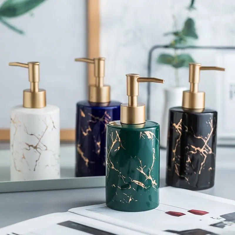 

Contracted ins ceramic bottle of shower gel hand sanitizer compressions shampoo conditioner packaging bottle empty bottle