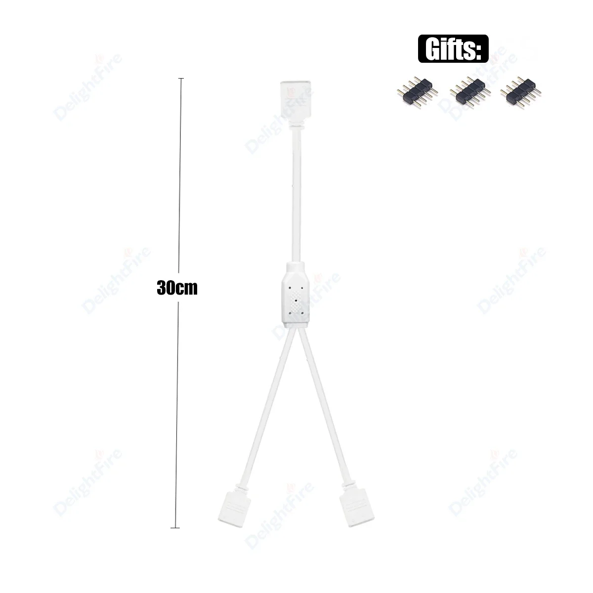 

Разветвитель питания для светодиодной ленты DelightFire RGB 4 pin 12В
