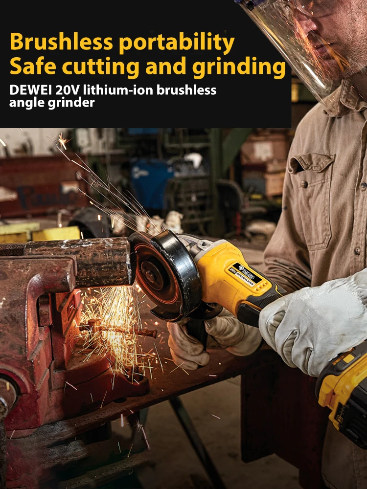 Бесщеточная аккумуляторная угловая шлифовальная машина DEWALT 20 В
