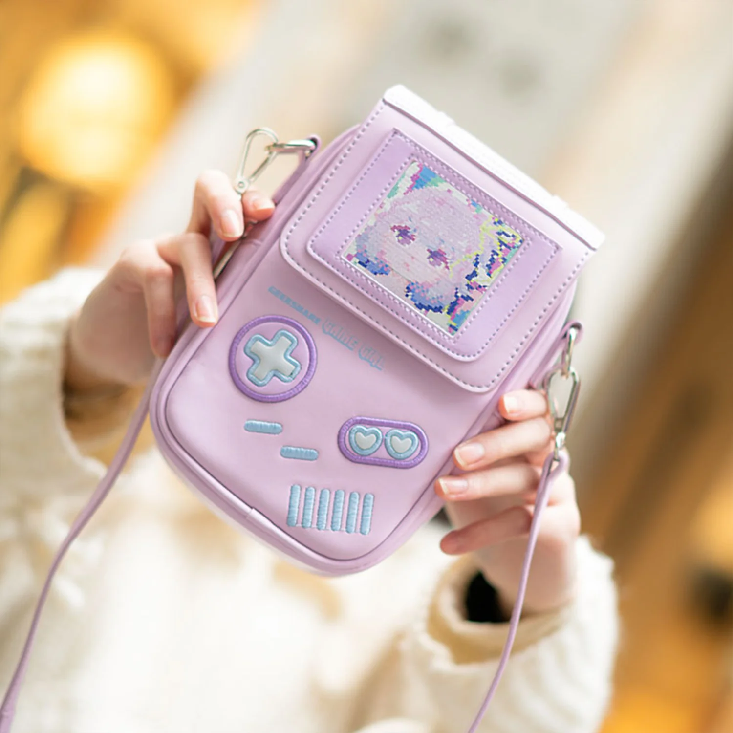 GeekShare Сумка Game Girl для женщин милая светло-голубая сумка на одно плечо девушек