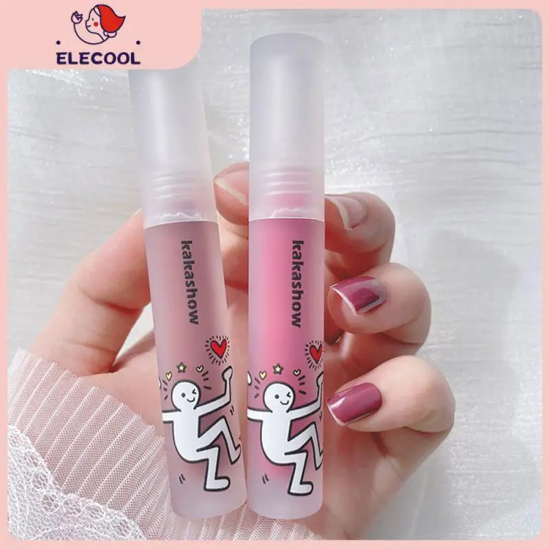 

2023 6 Colors New Acrylic Lipstick Tint Sweet Action Girl Lip Glaze Waterproof Longlasting Women Lips Makeup Cosmetics For Women