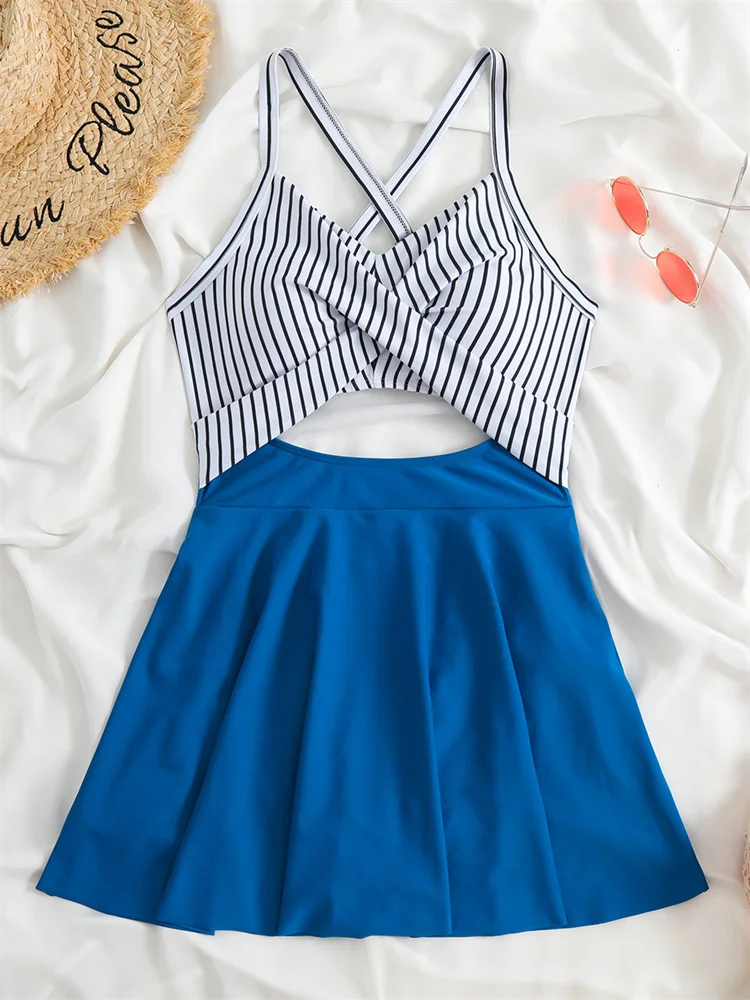 Цельный женский купальник новинка 2024 с V-образным вырезом сексуальное длинное