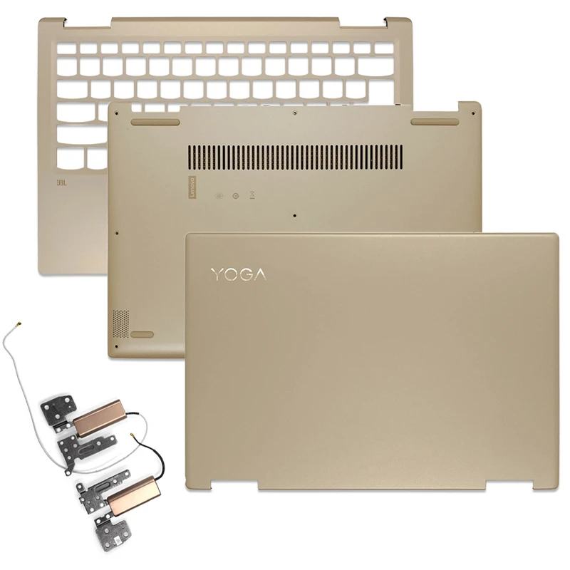 

New Original For Lenovo Yoga 720-13IKB LCD Rear Lid Back Cover Palmrest Upper Case KBD Top Bezel Base Cover Lower Bottom Gold