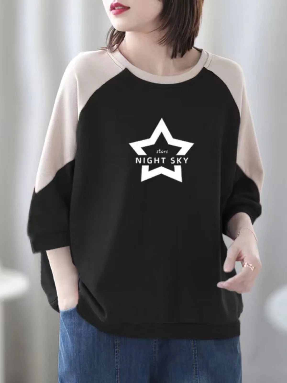 Foreign Trade Italy Big Brand Women clothes Clearance European Goods Cotton T-shirt Women's Casual Loo...