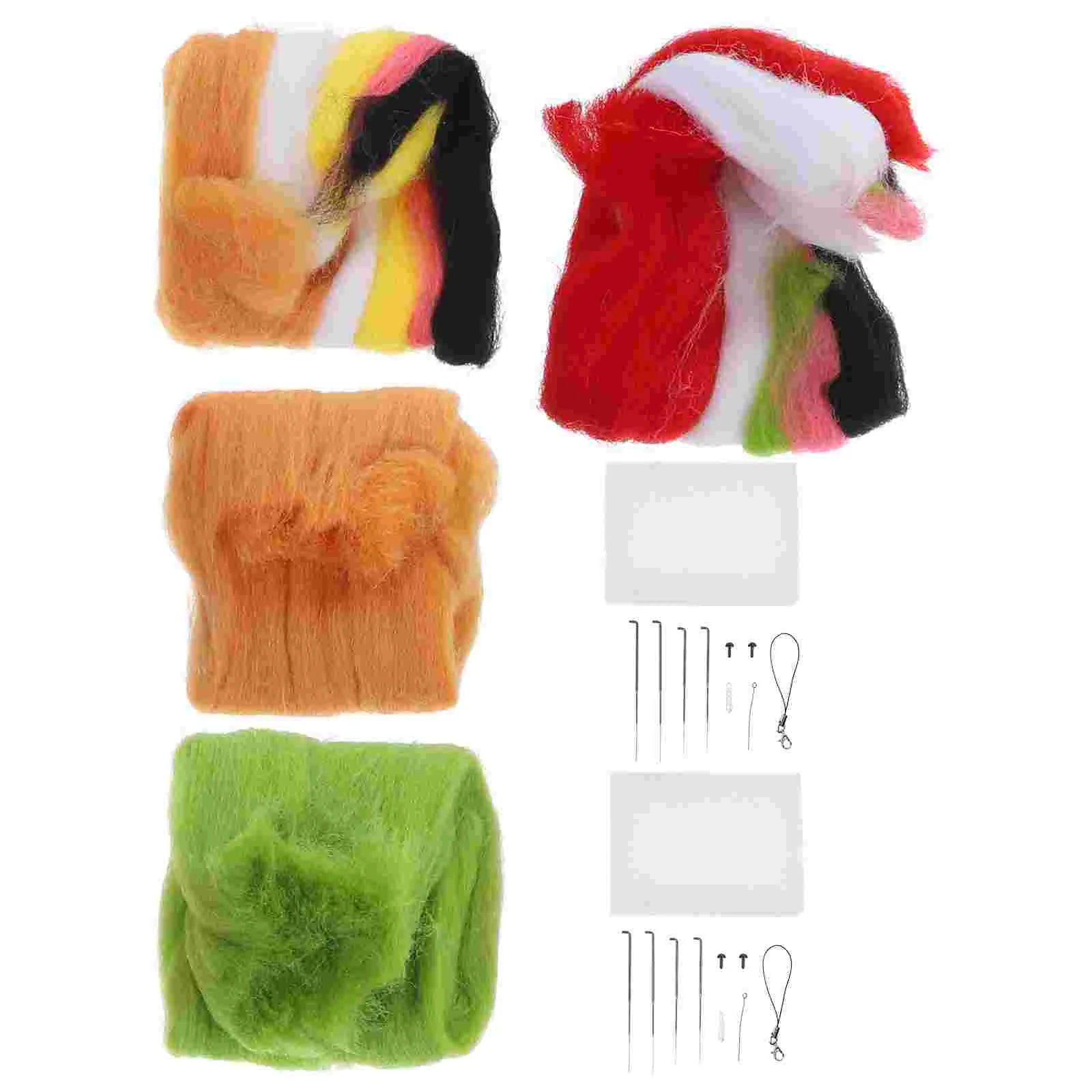 

2 Sets Home Felt Felt Kit Needle Felting Kit Needle Felting Kit Beginner for Craft Kids Gift