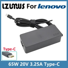 20V 3.25A 65W USB Type C Ac Power Adapter Charger For Lenovo Thinkpad X1 Carbon Yoga5 X270 X280 T580 P51S P52S E480 E470