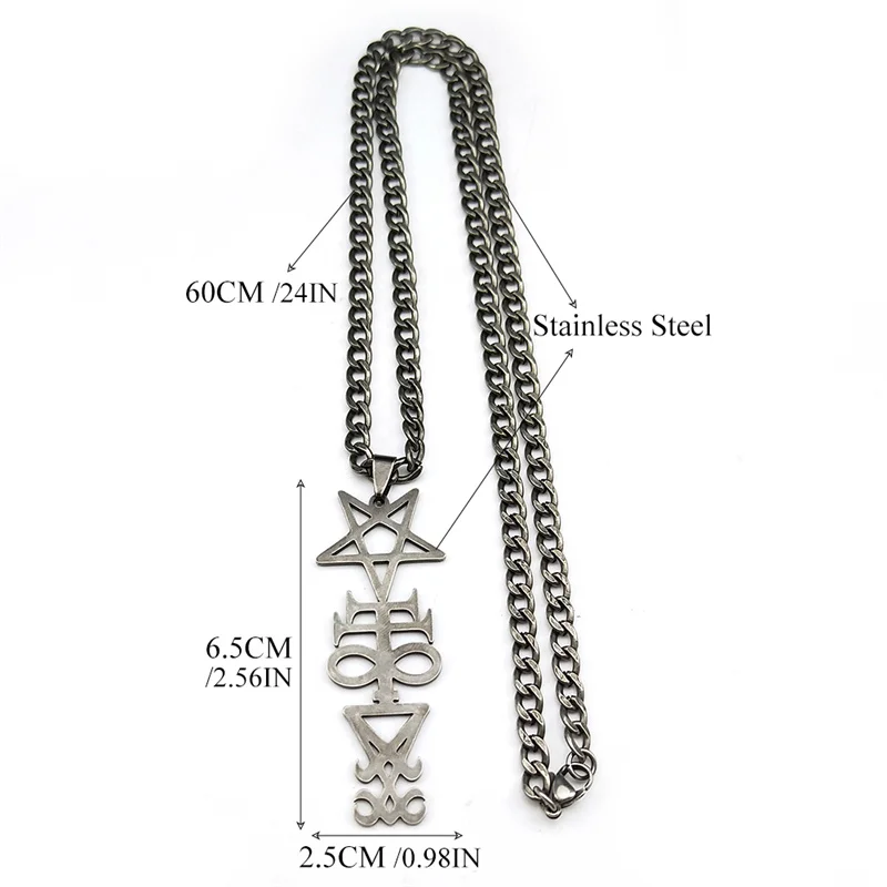 Женское/Мужское ожерелье из нержавеющей стали с подвеской-крестом