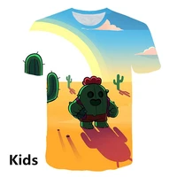 3d printing t shirts summer anime tshirt childrens clothing kids oversized game t shirts cartoon tops baby tshirts