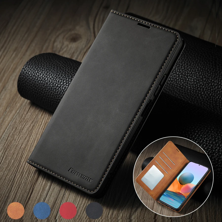 

Luxury Strong Magnetic Case For Redmi Note 10 9 8 7 9T 9C 9A 9 8 8A For Xiaomi Poco M3 F3 X3 NFC Mi 11T 10T Pro Flip Wallet Case