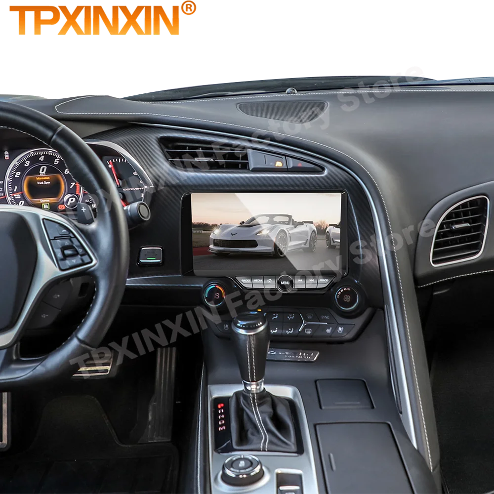 10 25 &quotМультимедийный проигрыватель Android автомагнитола стерео для Chevrolet Corvette C7