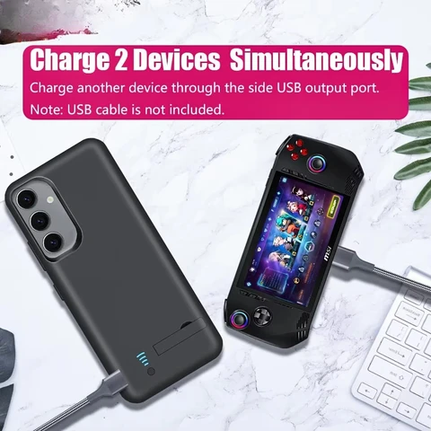 Чехол для зарядного устройства Samsung Galaxy S25, чехол для портативной зарядки, аккумулятор, внешний аккумулятор, внешний аккумулятор, Capa 5000