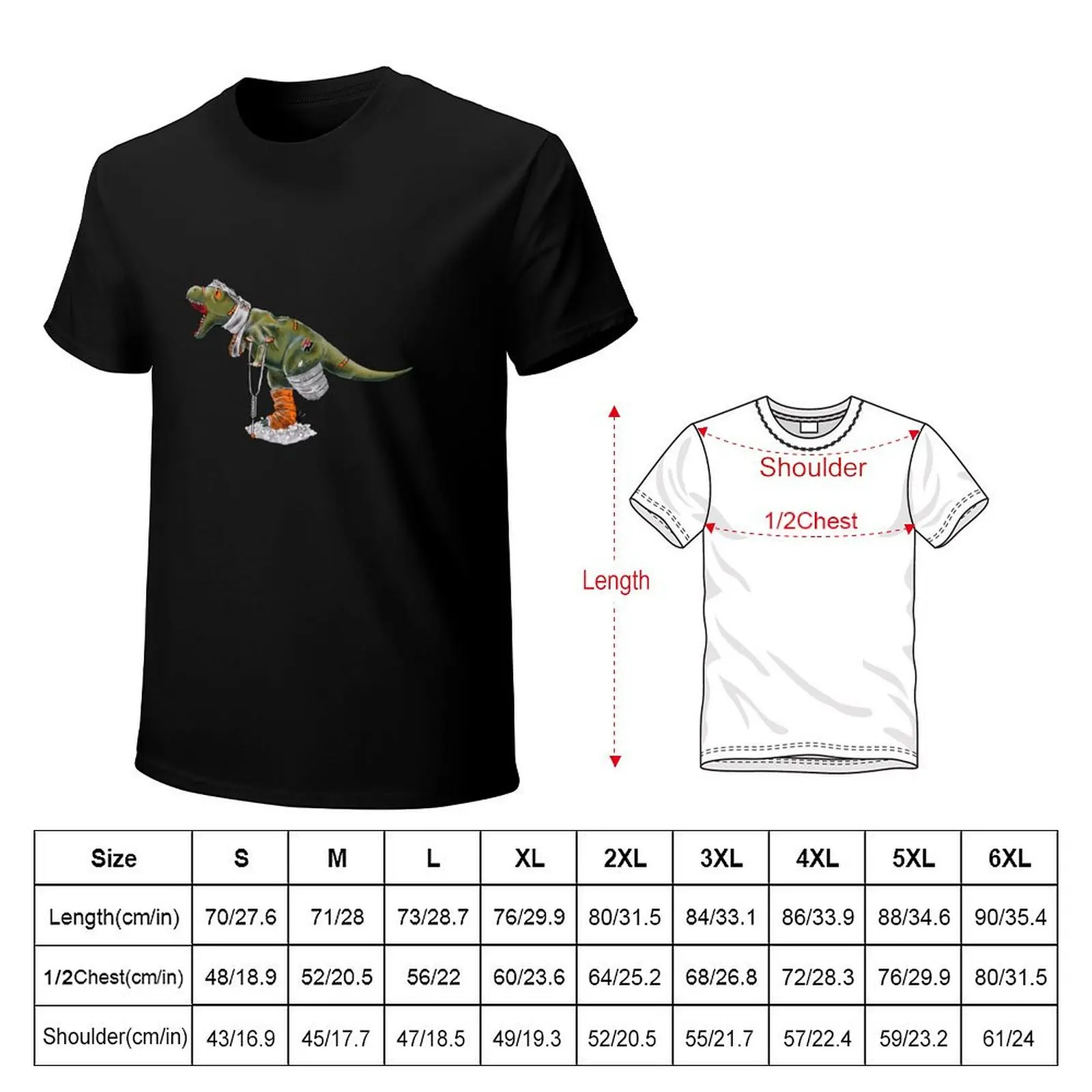 Темно-синяя футболка How Ridiculous Merch Rexy