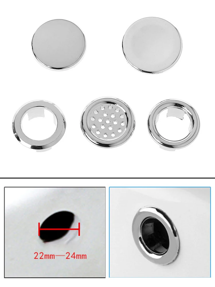 

Sink Hole Round Ring Overflow Cover Pots Basin Sink Overflow Covers Tidy Trim Bathroom Ceramic Basin Overflow Ring Accessories
