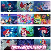 disney 1000 puzzles mermaid princess and her ocean friends childrens brain burning jigsaw puzzle gifts