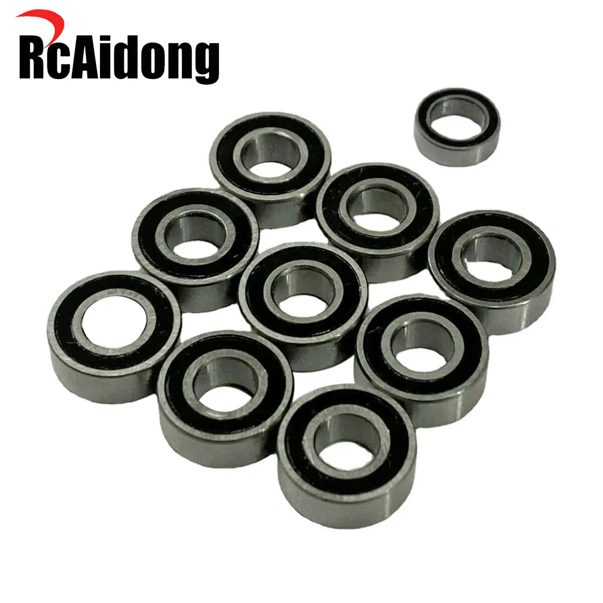 RcAidong RC Bearing Kit Complete Set 10 Bearings for TAMIYA Grasshopper 58346