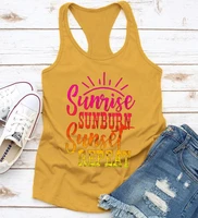 sunrise sunset repeat tank tops country music shirt sunshine and whiskey tank top summer country tops 2022 festival top xl