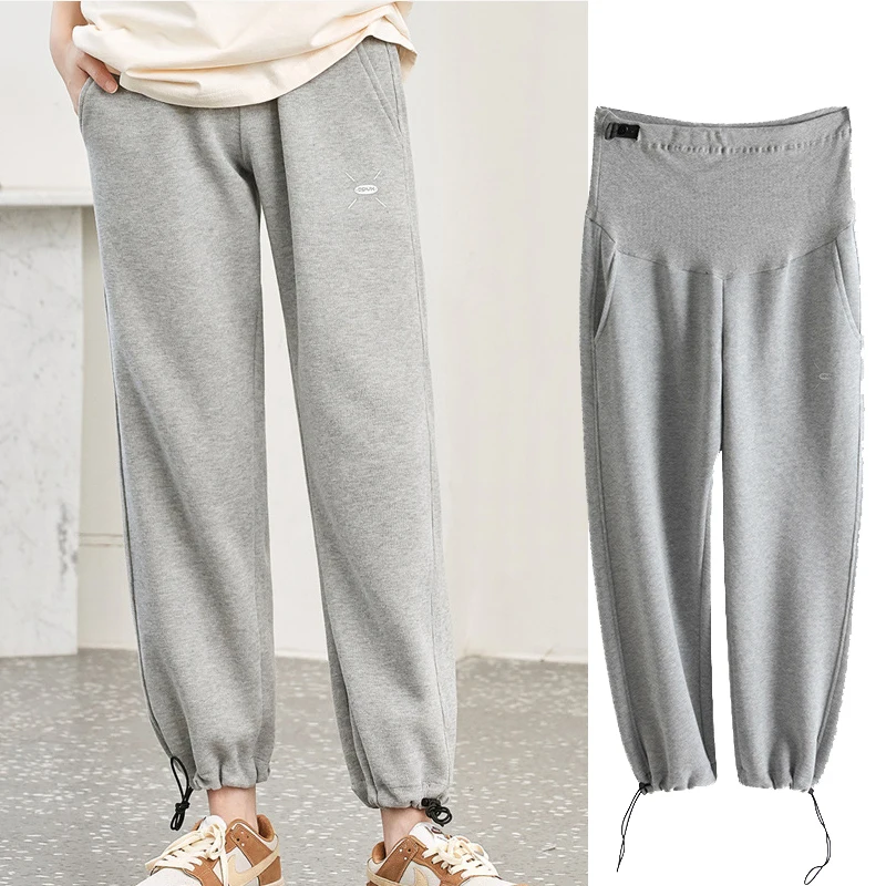 

Спортивные брюки для беременных с широкими штанинами свободные брюки для беременных Повседневная Одежда для беременных