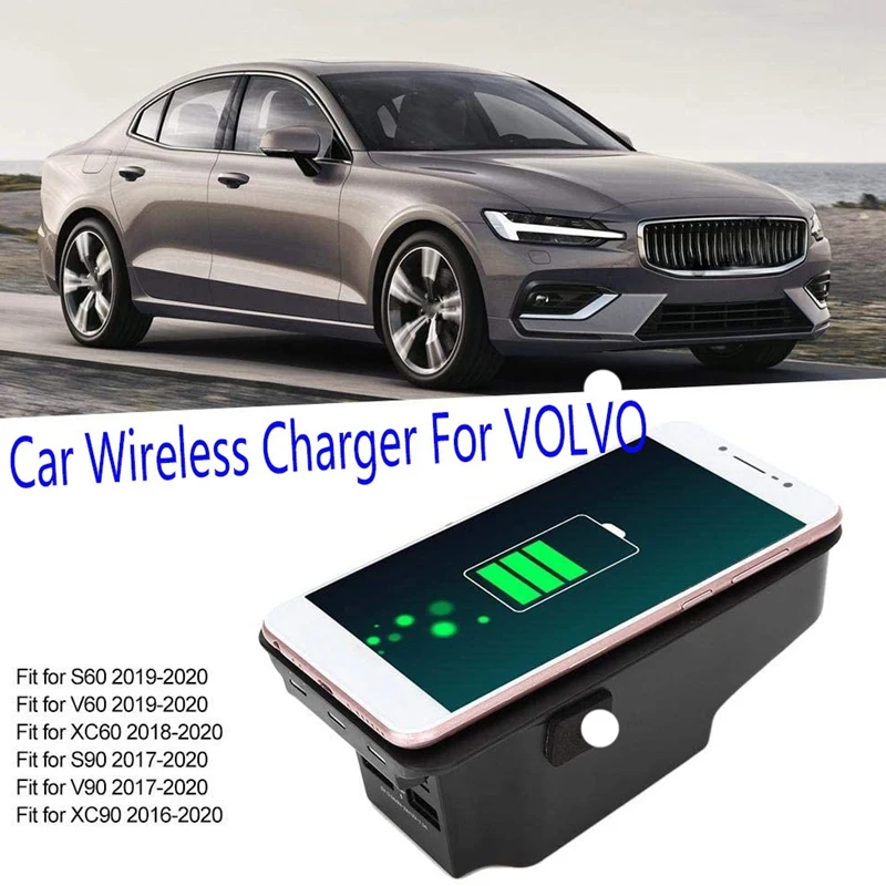 

Car Wireless Charger Car Charger Plate 15W Induction Charging Plate For VOLVO