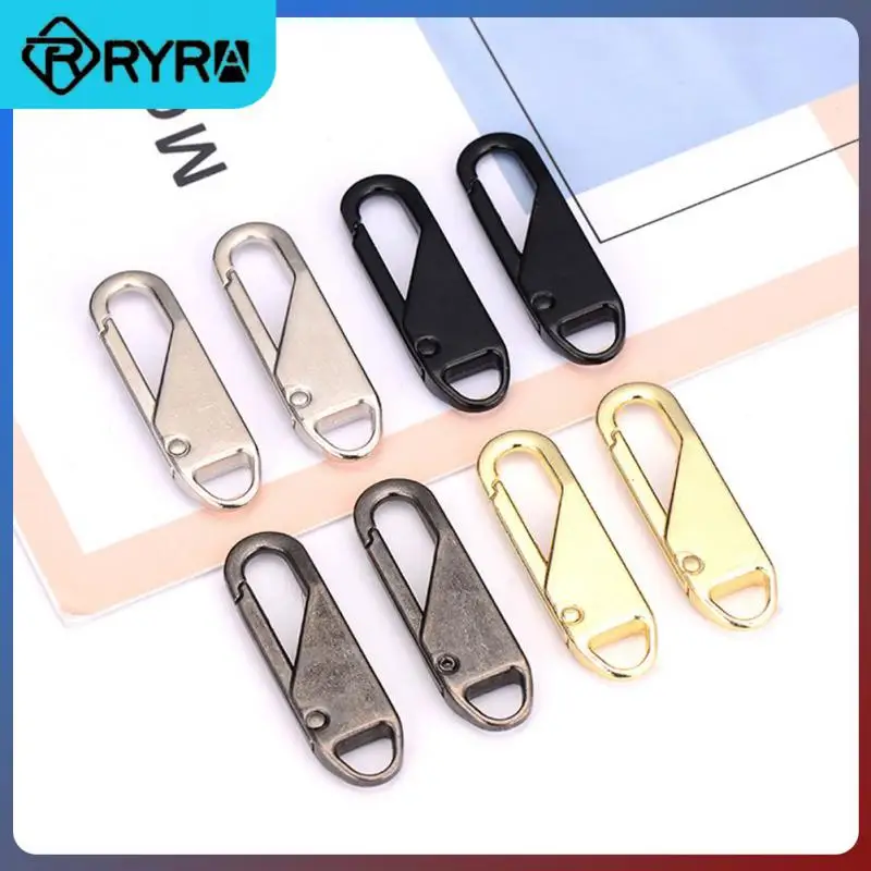 

2/4/5PCS Zipper Replacement Ziper Metal Slider Zipper Handle Strap All For Sewing And Cutout Sewing Zipper Puller