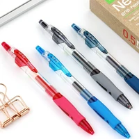 32pcslot retractable gel pen refills set 0 5mm blackbluered gel ink replaceme press pen for school office writing stationery