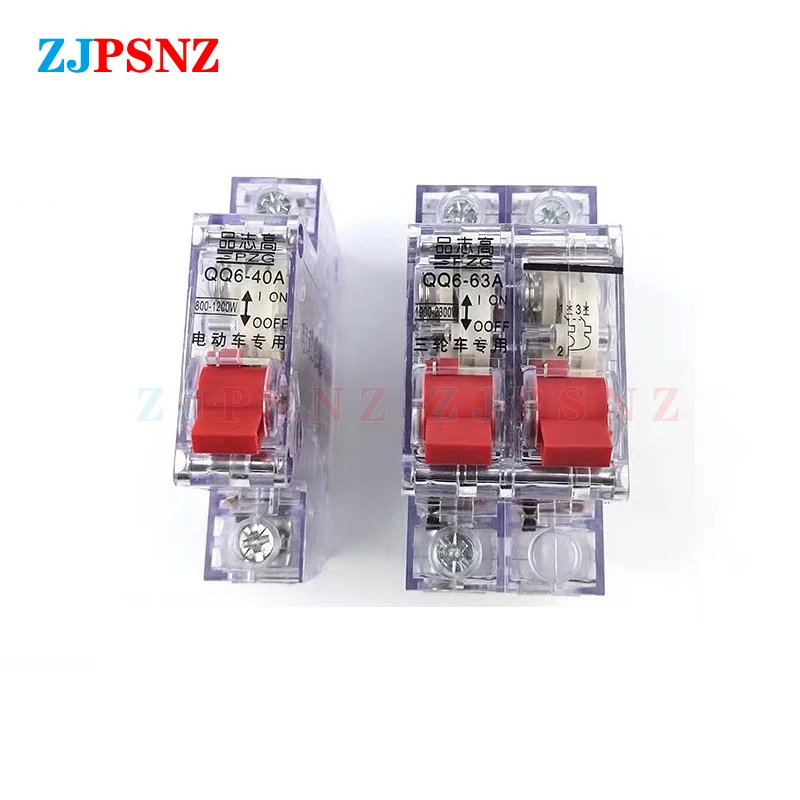 

DZ-47 63 1P DC 40A 63A Circuit Breaker Air Switch Motorcycle Electric Tricycle Dedicated Air Switch Protection Circuit Breaker
