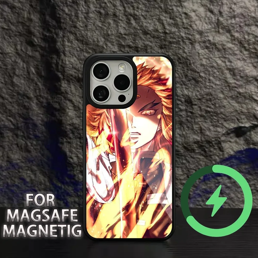 Магнитный Чехол Для Беспроводной Зарядки Kuroshitsuji Black Butler iPhone 11/12/13/14/15 Pro Max — Полный