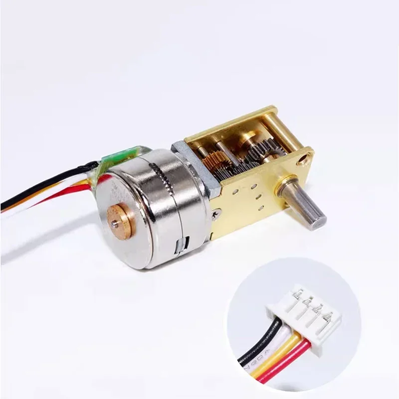 Мини 15 мм 7-тип L-типа шаговый двигатель постоянного тока 5 В 2-фазный 4-проводной
