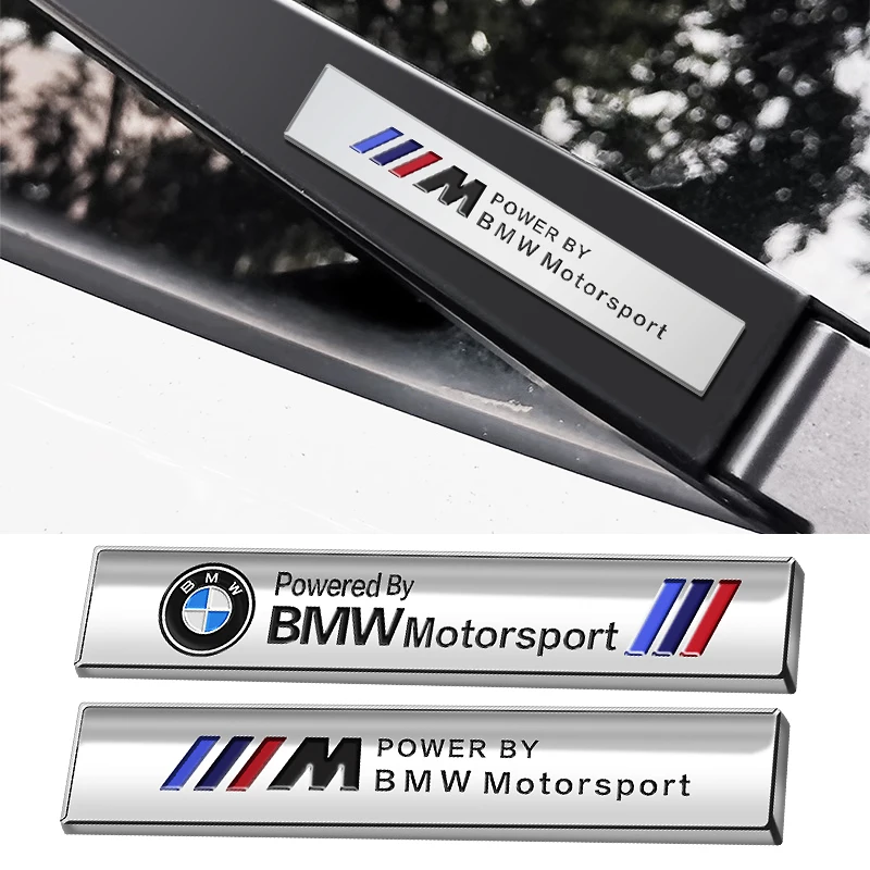 2 шт. 3D металлический логотип эмблема значок на крыло автомобиля наклейка для BMW M