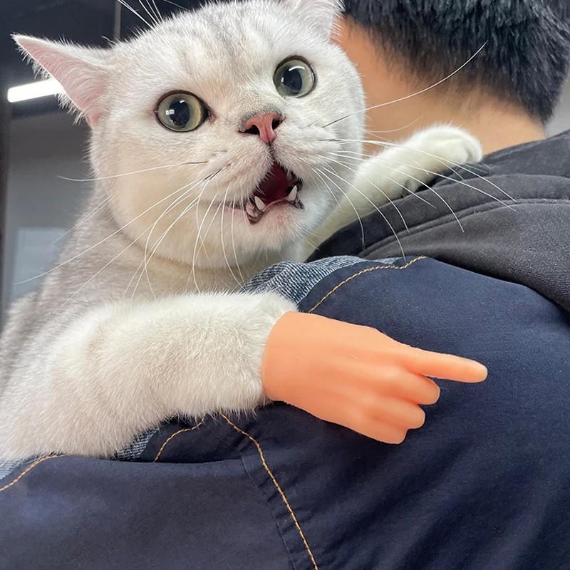 Новые растирающие кошачьи пальцы креативная игрушка для домашних животных Tpr