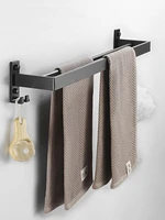 bathroom shelf towel holder wall mounted shower rack organizer shelf clothes storage rack with hooks bathroom accessories
