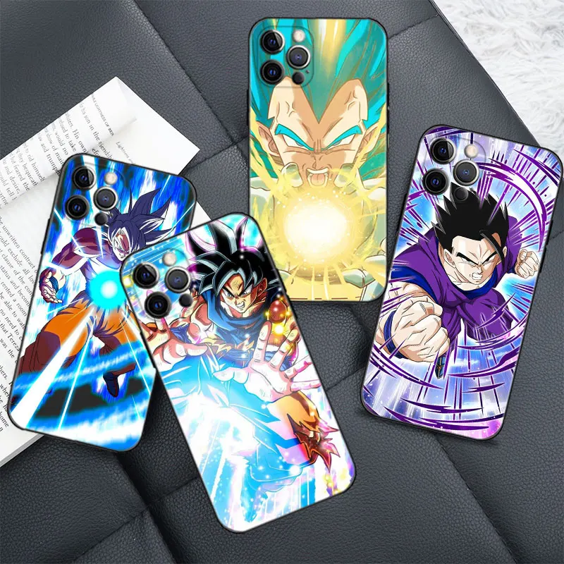 

Smartphone Case For iPhone 13 12 11 Pro Max 7 8 6 6S Plus 5 5S XS XSMax XR X SE2020 13Mini Phone Cover Goku Super Saiyan TUR