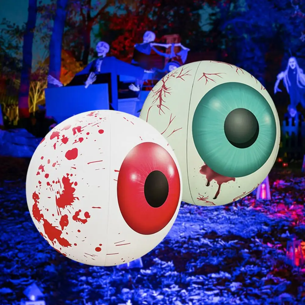 

Remote Control Inflatable Eyeball Lamp Luminescent Tear-resistant Halloween Light Eyeballs Bloody Inflatable Eyeball Light