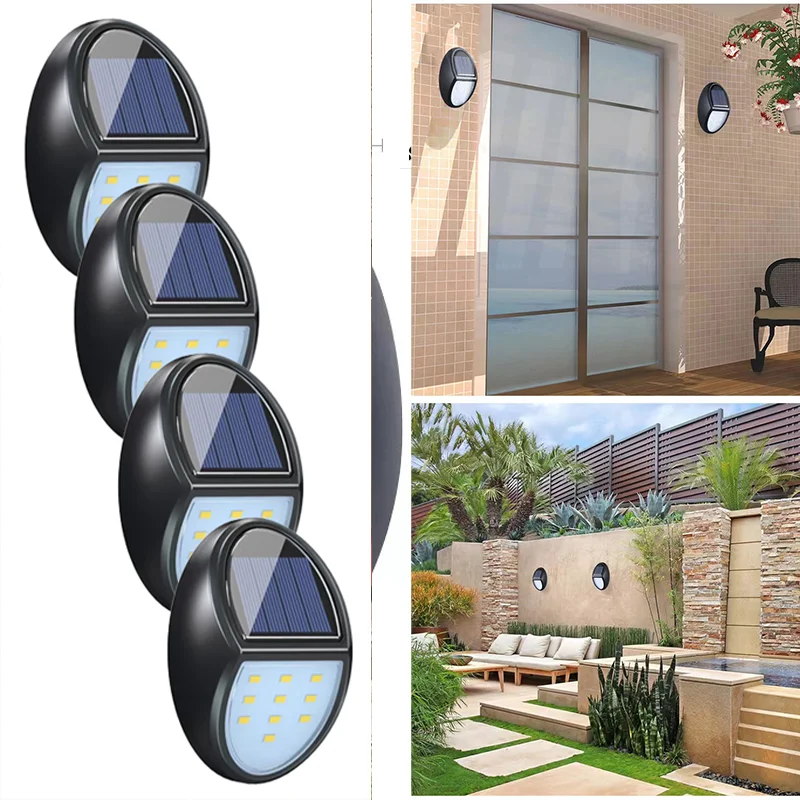 

Solar Garden Waterproof Light Outdoor Garden Decoration Solar Light Solar Wall Light Control Sensor Light