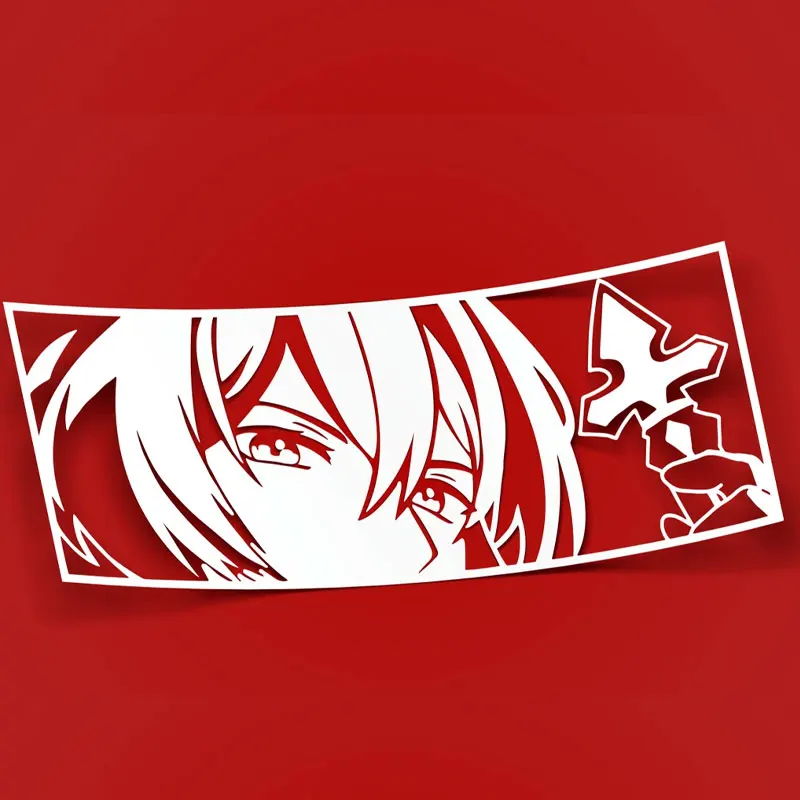 

Японское аниме Автомобильная наклейка JDM высечка виниловая наклейка украшение окно бампер мультфильм внешние аксессуары наклейки