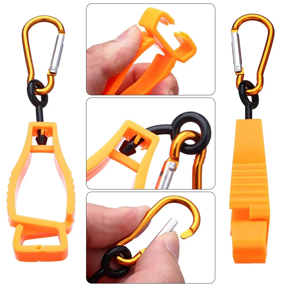 

High Quality Multifunctional 11.5cm 6 Colors Clamp Grabber Catcher Glove Clip Grabber Holder Hanger Guard Labor