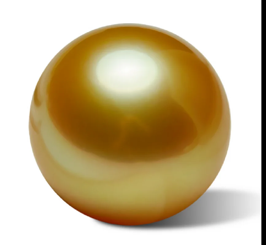 

Huge 15-16MM NATURAL SOUTH SEA GENUINE GOLD LOOSE PEARL UNDRILLED 0882