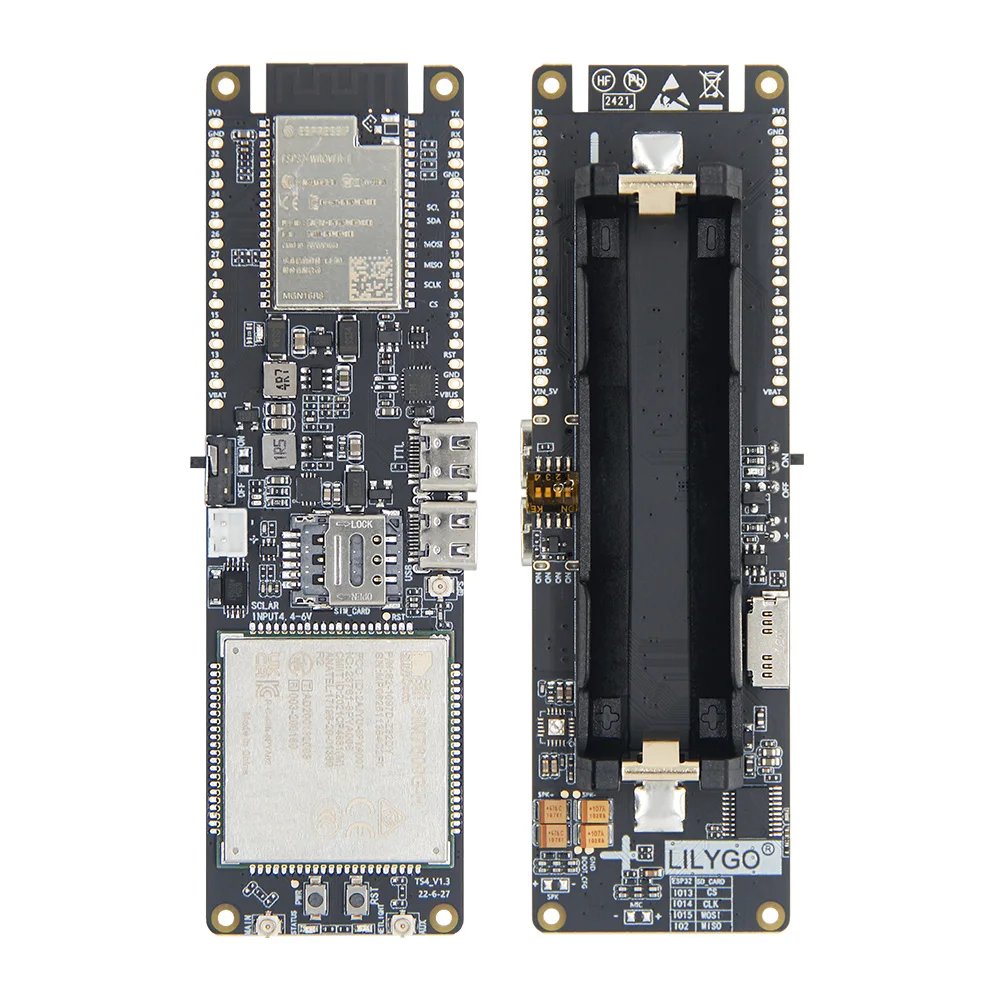 Фото Модуль TTGO T-A7670G/E/SA R2 ESP32 4G LTE CAT1 с поддержкой SIM-карт GSM/GPRS/EDGE и TF-карт, плата для разработки A7670G A7670E A7670SA №1