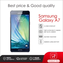 Original Unlocked Samsung Galaxy A7 Duos A7000 4G phone Octa-core 1080P 5.5'' 13.0MP 2G RAM 16G ROM Dual SIM Smartphone
