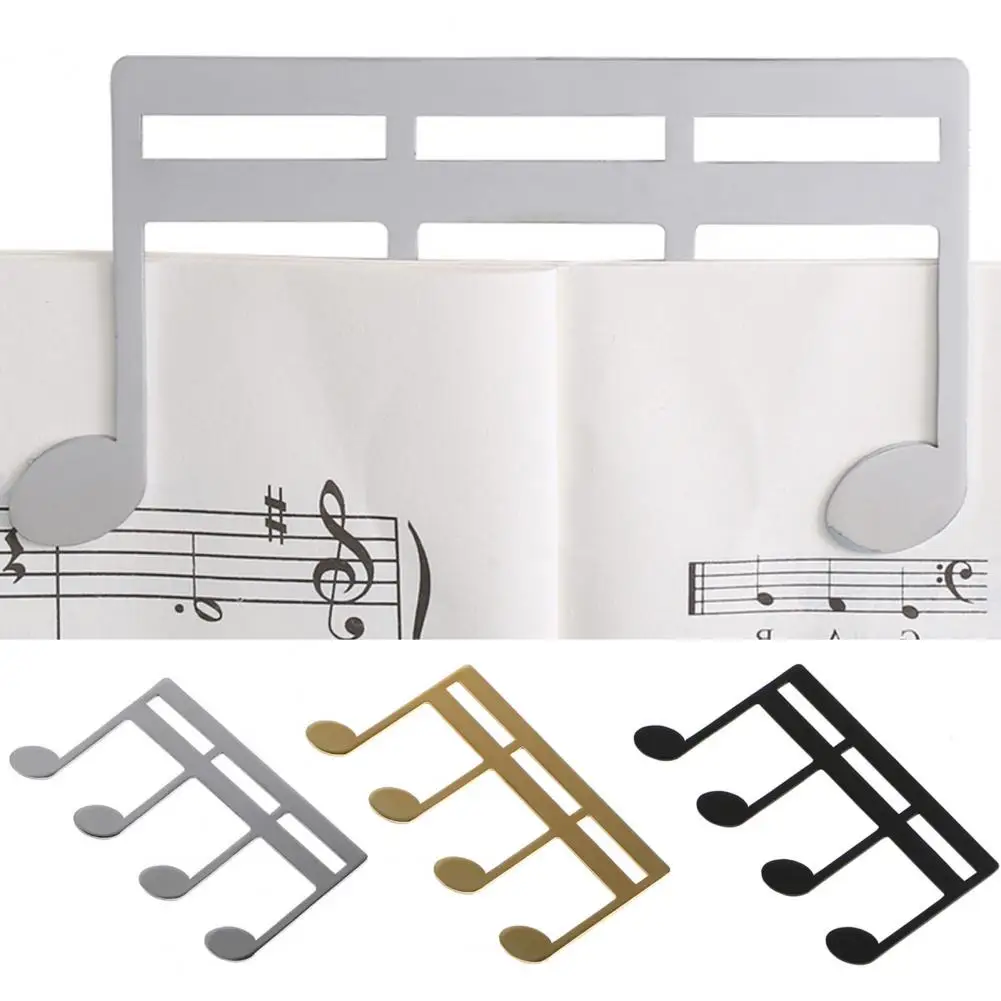 

Music Sheet Holder Compact Strong Polished Instruments Accessories Music Book Clip Music Paper Clip