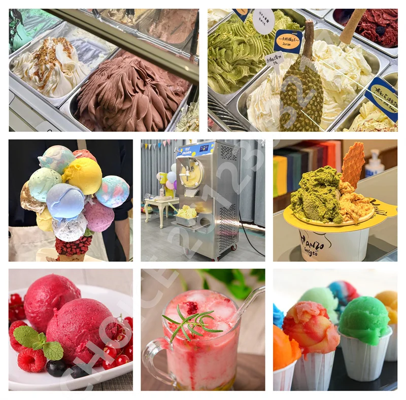 Коммерческая жесткая машина для мороженого на 48 л/ч прилавок магазина молочного