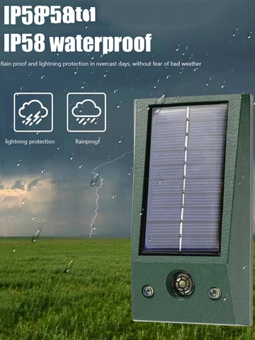 Солнечный ультразвуковой отпугиватель APWIKOGER для животных