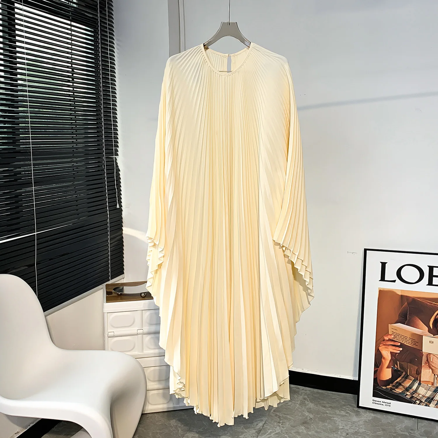 Pleated European-American Cross-Border Loose Party Dress 5