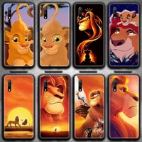 hakuna matata lion king simba phone case for huawei honor 30 20 10 9 8 8x 8c v30 lite view 7a pro