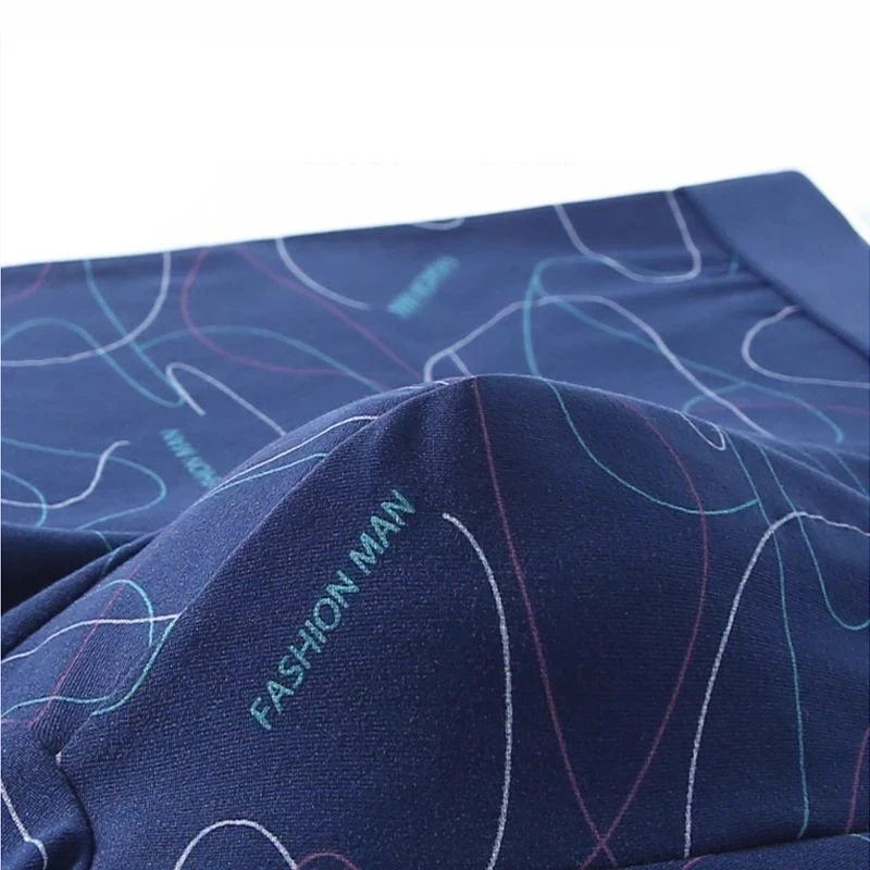 Boxers Men Panties Mens Underwear Solid Color Breathable Boxer Shorts For Male Underpants Printed Comfortable Hot Boxershorts