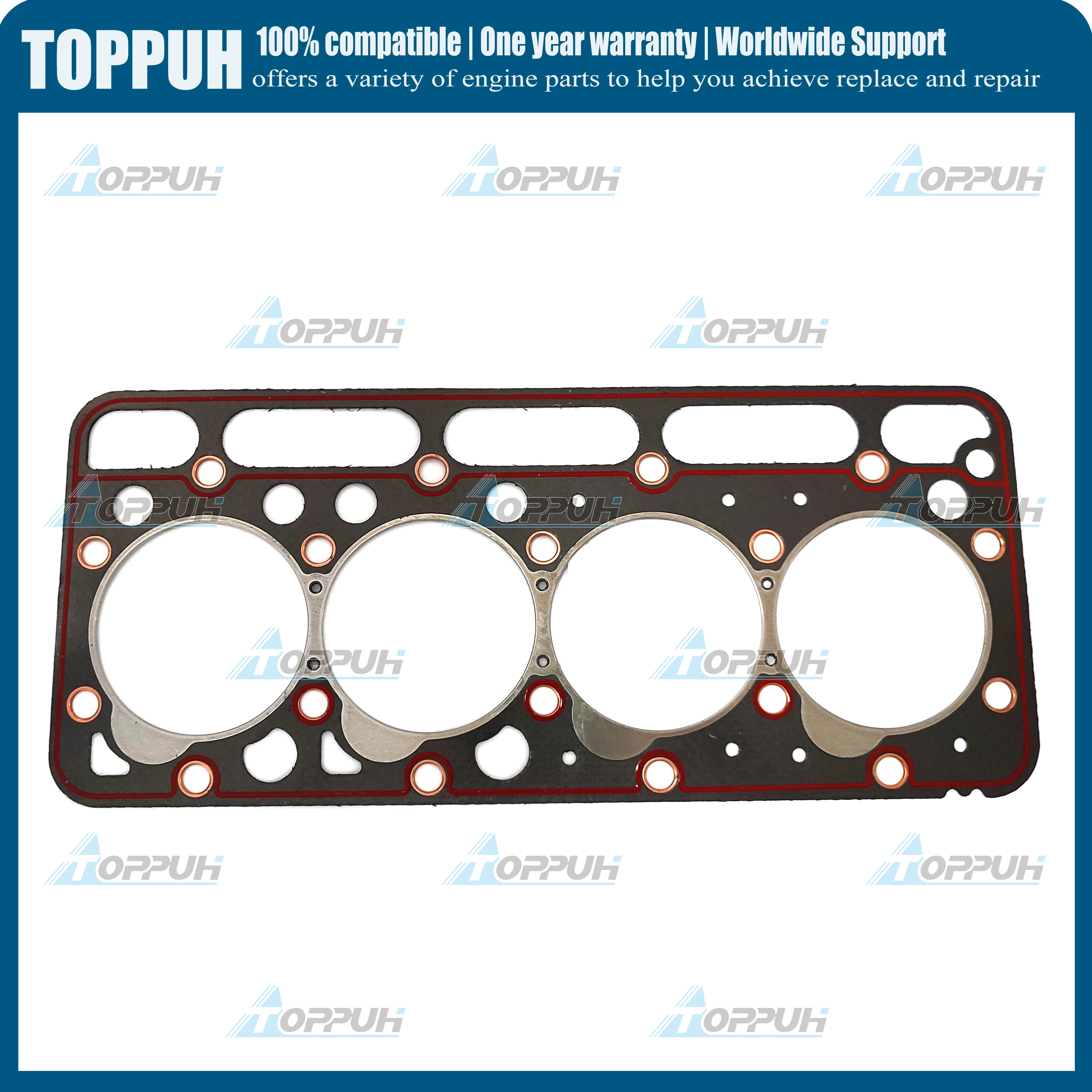 

New V2203 Cylinder Head Gasket (Graphite) For Kubota V2403 V2203 V2403-MDI For Bobcat 331 334C 337C