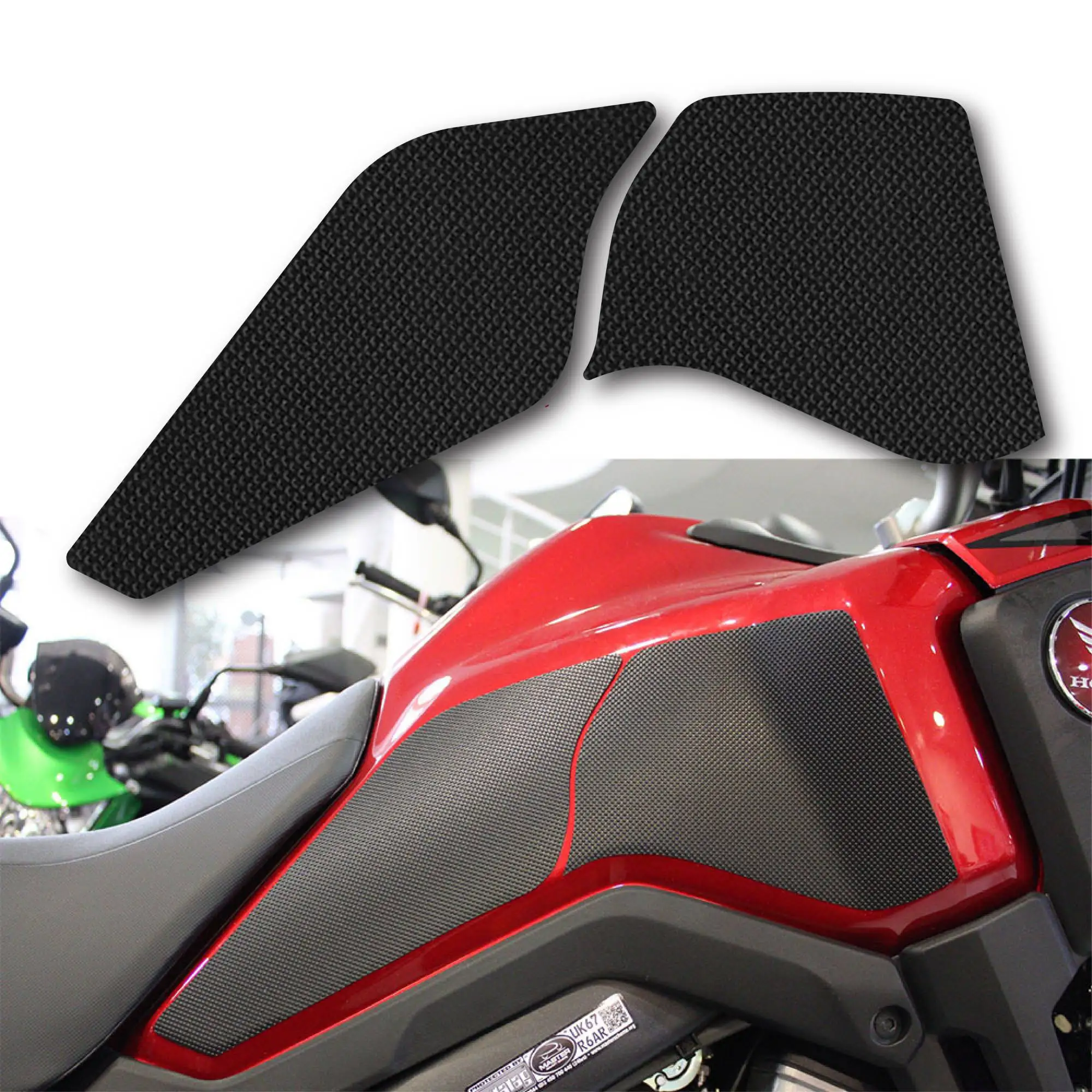 

Самоклеящиеся Силиконовые нескользящие накладки для HONDA AFRICA TWIN 2015-2022 3M, накладки для тяги, 3D Резина