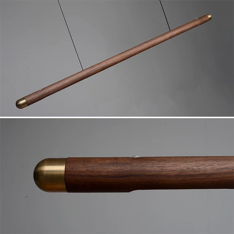 Подвесные светильники для обеденного стола из черного ореха простые подвесные